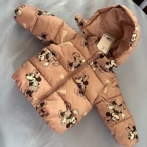 Disney Pink Puffer Jacket for Baby girls